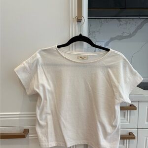 White Short Sleeve Top